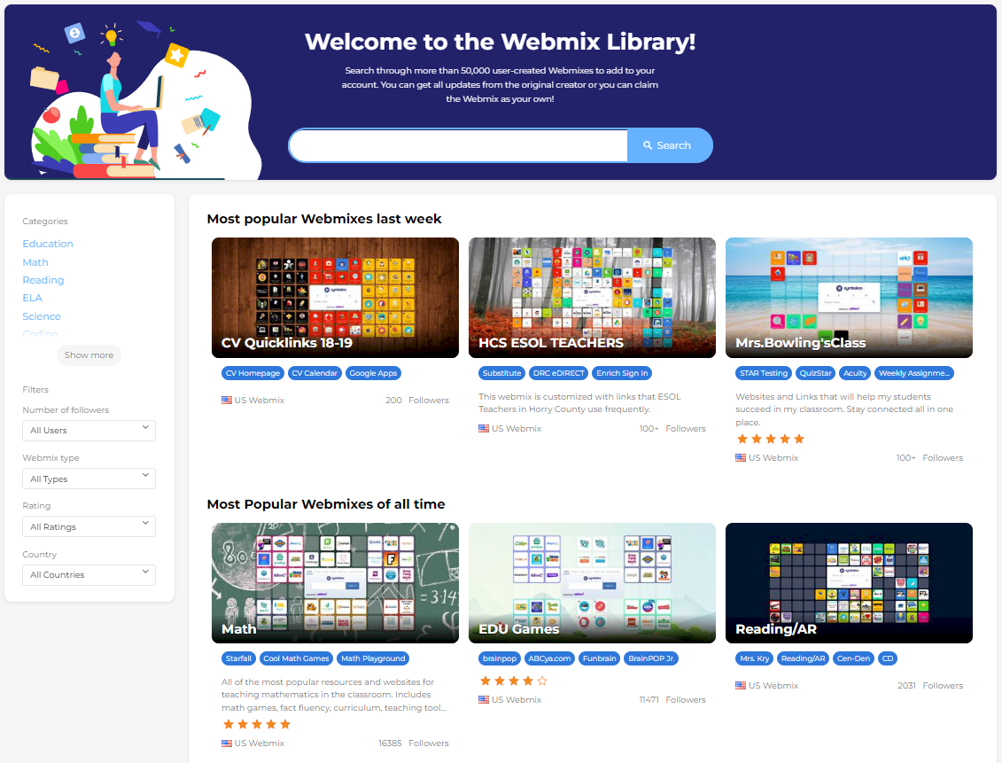 Find New Great Webmixes In The Webmix Library